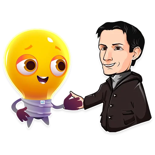 🤝 Стикер «Lamp AdTeam» для Telegram