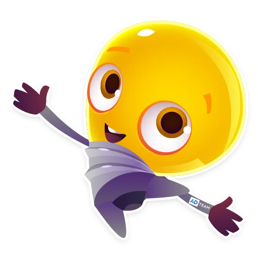 🤗 Стикер «Lamp AdTeam» для Telegram