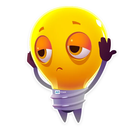 😒 Стикер «Lamp AdTeam» для Telegram