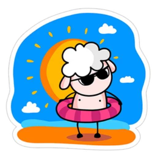 🌞 Стикер «Lana» для Telegram