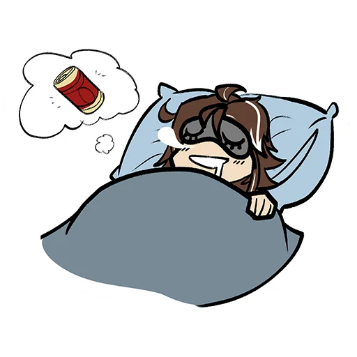 😴 Стикер «Лансерина (Schnaps Ik)» для Telegram