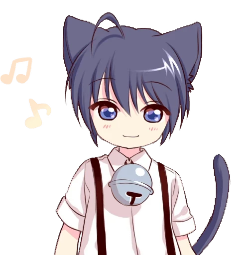 🎶 Стикер «Boy of the Black Cat Animated» для Telegram