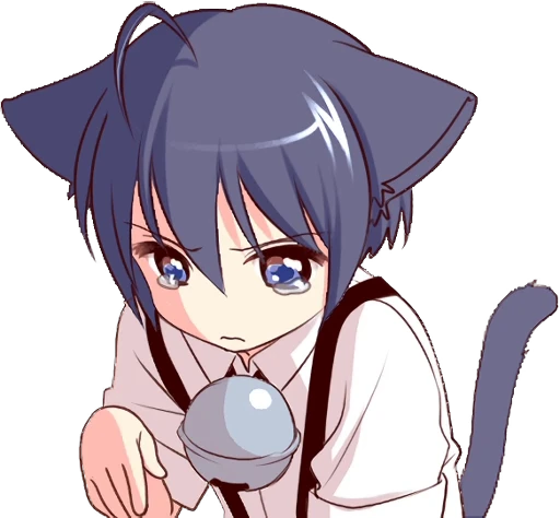 😢 Стикер «Boy of the Black Cat Animated» для Telegram