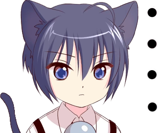 ❓ Стикер «Boy of the Black Cat Animated» для Telegram