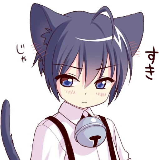 ❤️ Стикер «Boy of the Black Cat Animated» для Telegram
