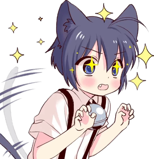 🤩 Стикер «Boy of the Black Cat Animated» для Telegram