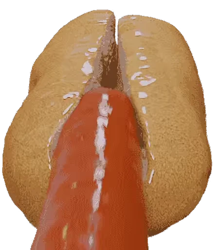 🌭 Стикер «Hot dog and Bread» для Telegram