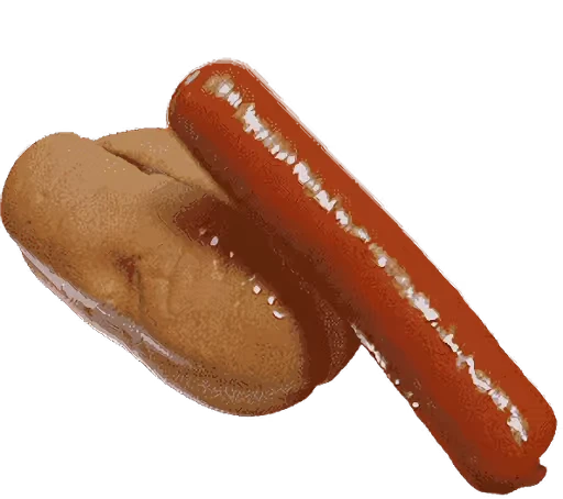 🌭 Стикер «Hot dog and Bread» для Telegram