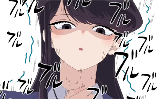 Стикерпак TV Anime "Komi Can&;t Communicate" для Telegram