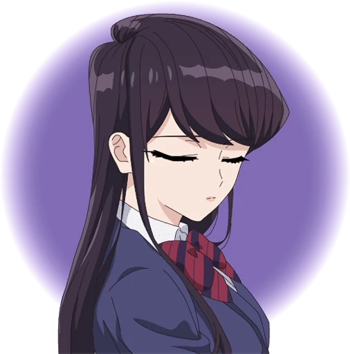 👎 Стикер «TV Anime "Komi Can&;t Communicate"» для Telegram