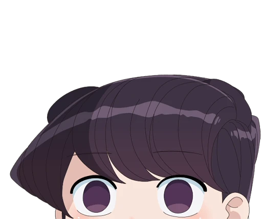 🐱 Стикер «TV Anime "Komi Can&;t Communicate"» для Telegram