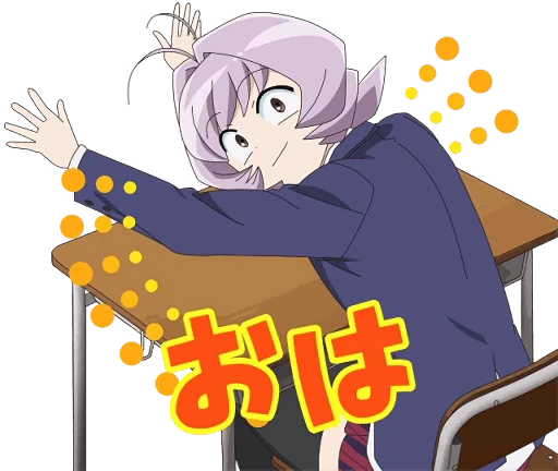 👋 Стикер «TV Anime "Komi Can&;t Communicate"» для Telegram