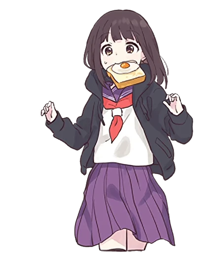 🍳 Стикер «Menhera-chan Animation 2 ENG» для Telegram
