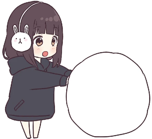 ❄️ Стикер «Menhera-chan Animation 2 ENG» для Telegram