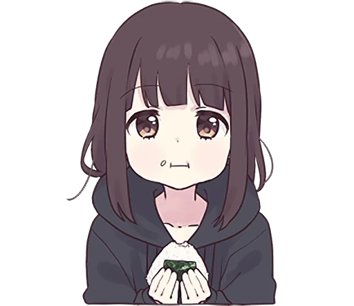 🍙 Стикер «Menhera-chan Animation 2 ENG» для Telegram