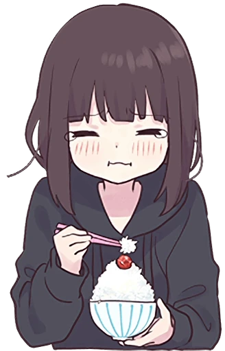 🍧 Стикер «Menhera-chan Animation 2 ENG» для Telegram
