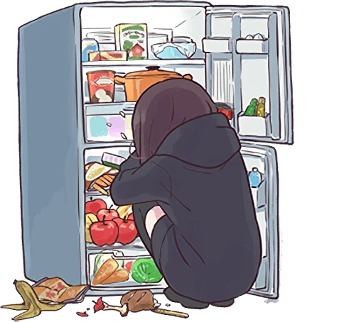 😪 Стикер «Menhera-chan Animation 2 ENG» для Telegram