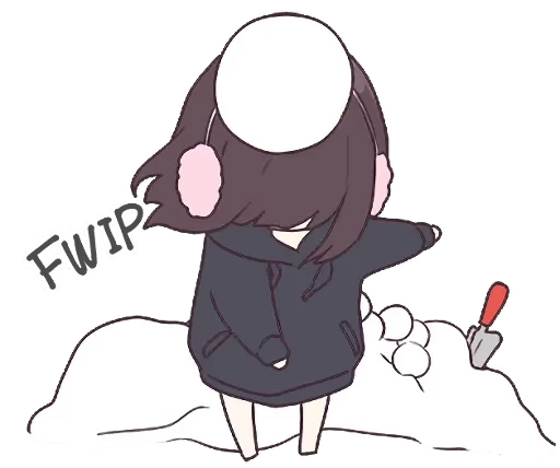 ☺️ Стикер «Menhera-chan Animation 2 ENG» для Telegram