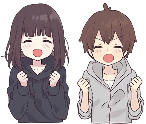 🙌 Стикер «Menhera-chan Animation ENG» для Telegram