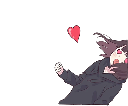 💔 Стикер «Menhera-chan Animation ENG» для Telegram