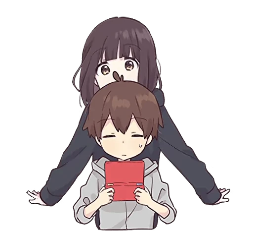 👀 Стикер «Menhera-chan Animation ENG» для Telegram