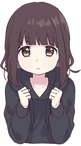 ✊ Стикер «Menhera-chan Animation ENG» для Telegram