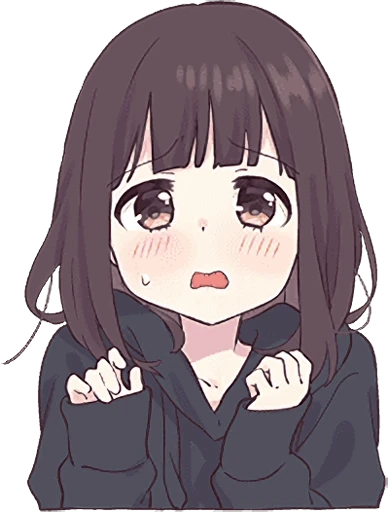 😟 Стикер «Menhera-chan Animation ENG» для Telegram