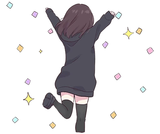 😄 Стикер «Menhera-chan Animation ENG» для Telegram