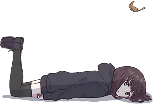 🙃 Стикер «Menhera-chan Animation ENG» для Telegram