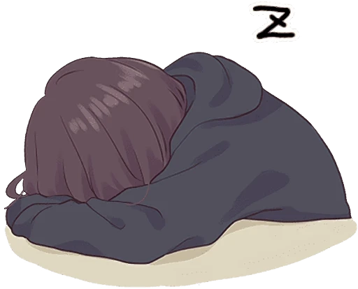 😴 Стикер «Menhera-chan Animation ENG» для Telegram