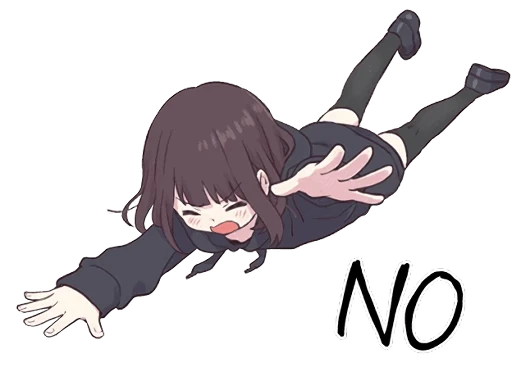 ❌ Стикер «Menhera-chan Animation ENG» для Telegram