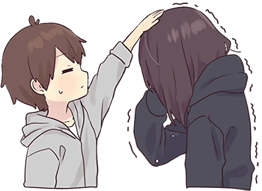 ❤️ Стикер «Menhera-chan Animation ENG» для Telegram