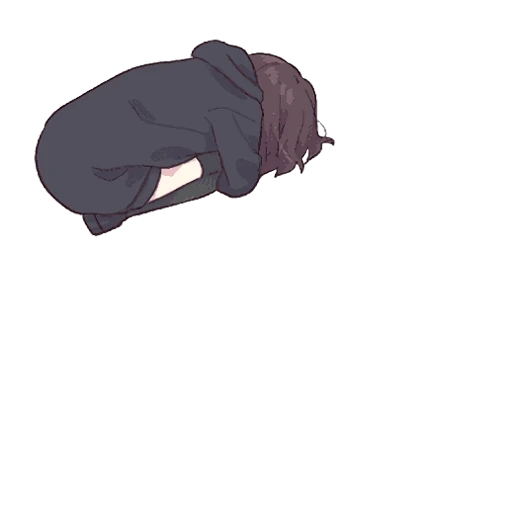 😒 Стикер «Menhera-chan Animation ENG» для Telegram