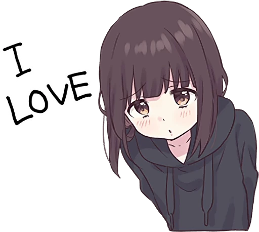 😦 Стикер «Menhera-chan Animation ENG» для Telegram