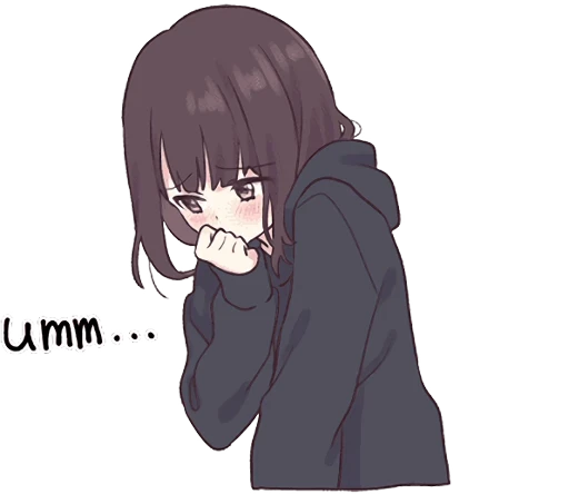 😕 Стикер «Menhera-chan Animation ENG» для Telegram