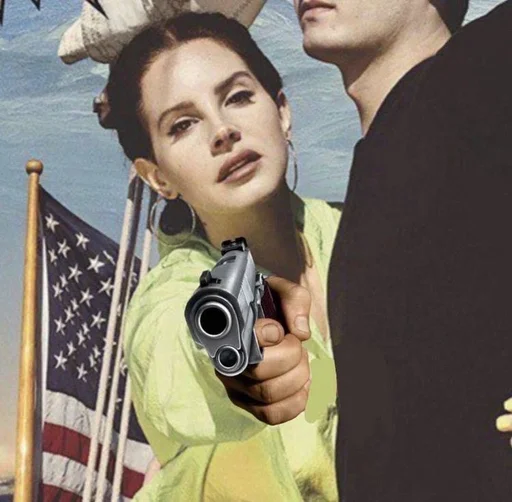 🥸 Стикер «queen lana del rey» для Telegram