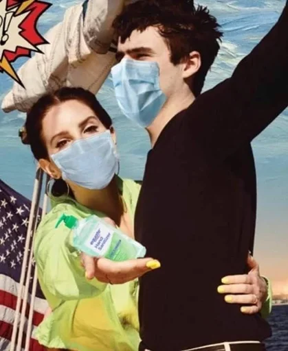 😵‍💫 Стикер «queen lana del rey» для Telegram