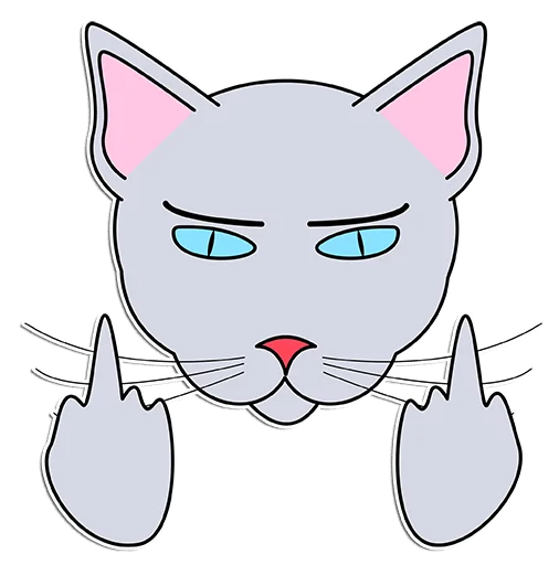 🖕 Стикер «ЛитБастиль LaPetitBastille» для Telegram