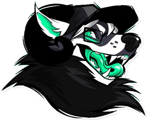 😛 Стикер «Lapfox» для Telegram