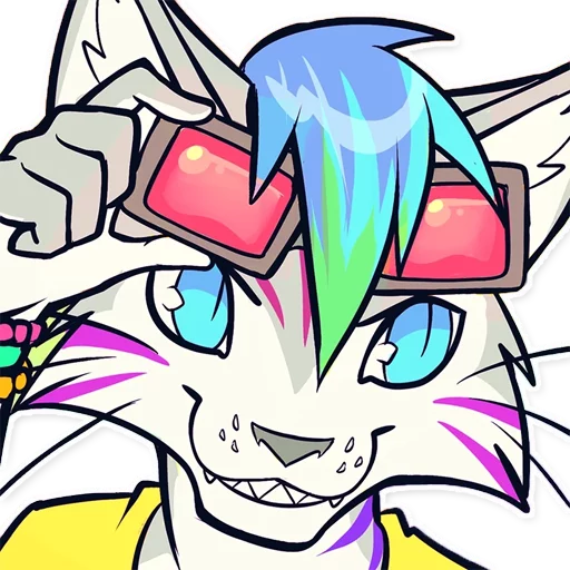 😎 Стикер «Lapfox» для Telegram