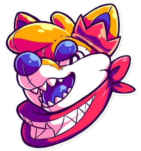😁 Стикер «Lapfox» для Telegram