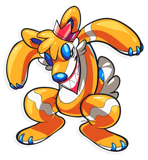 🙂 Стикер «Lapfox» для Telegram