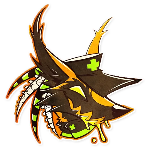 😈 Стикер «Lapfox» для Telegram