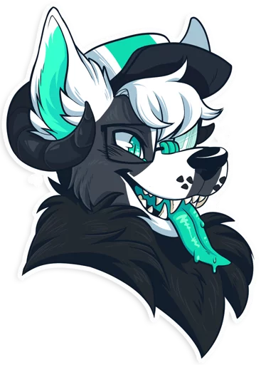 😝 Стикер «Lapfox» для Telegram