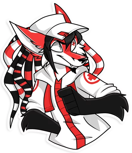 🙂 Стикер «Lapfox» для Telegram