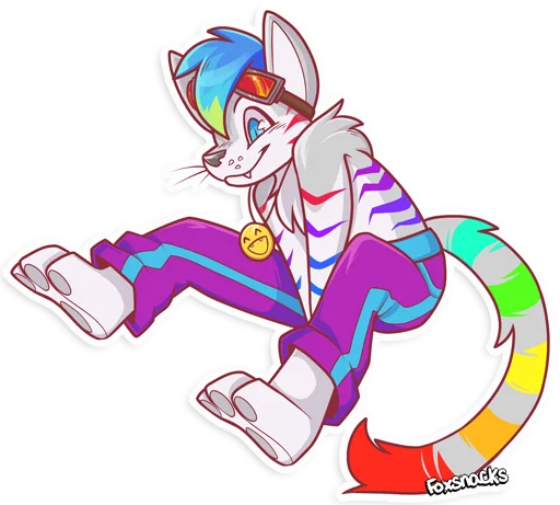 🙂 Стикер «Lapfox» для Telegram