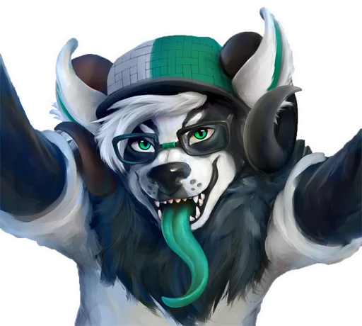 😛 Стикер «Lapfox» для Telegram