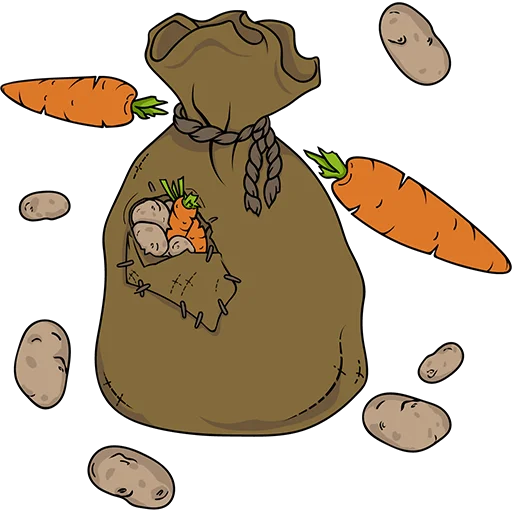 🥔 Стикер «Демон Лапласа» для Telegram