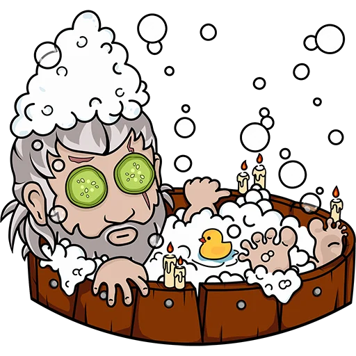 🦆 Стикер «Демон Лапласа» для Telegram