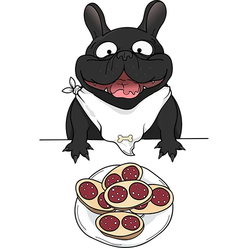 😋 Стикер «Демон Лапласа» для Telegram